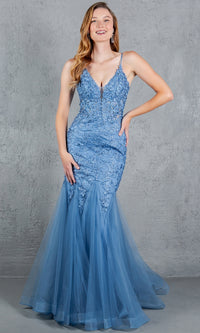 Long Prom Dress: Cinderella Couture 8178J