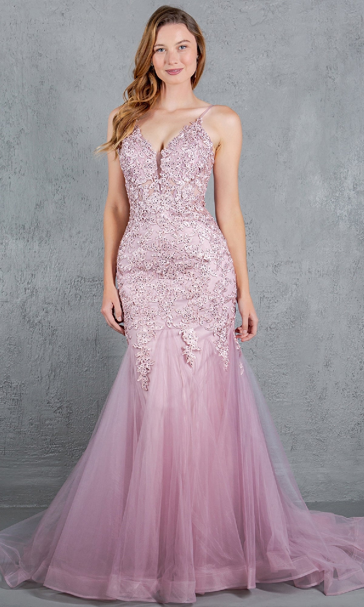 Long Prom Dress: Cinderella Couture 8178J