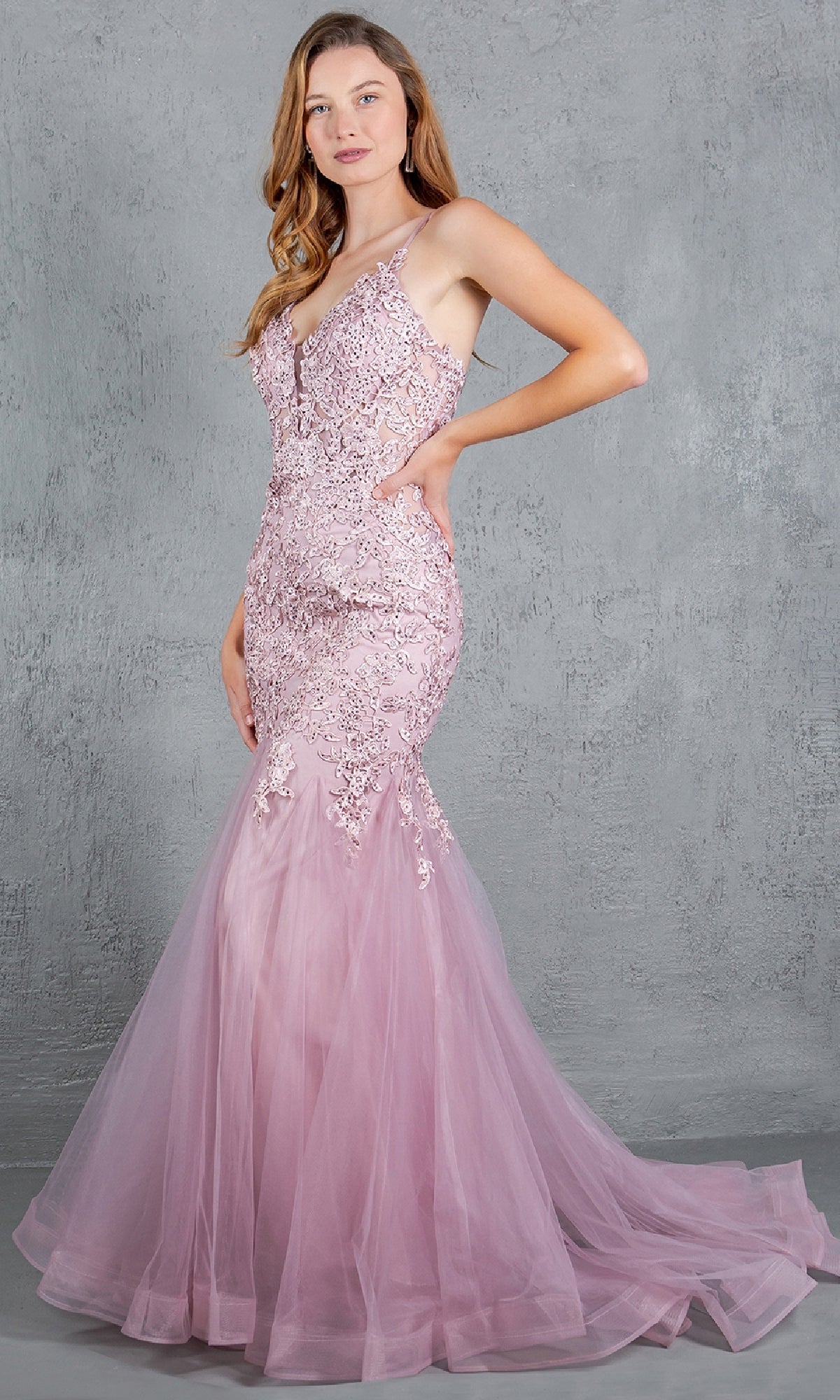 Long Prom Dress: Cinderella Couture 8178J