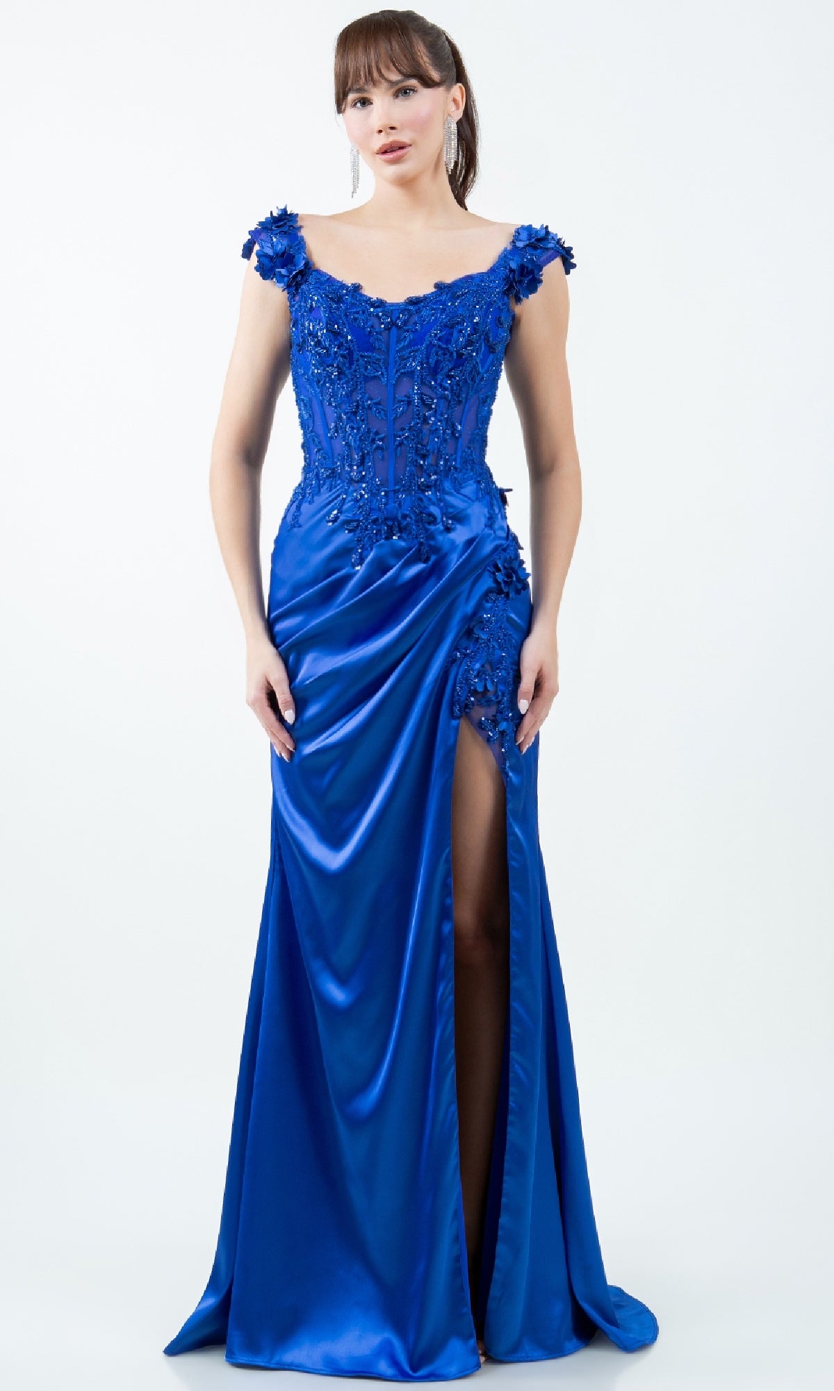 Sparkly Long Prom Dress: Cinderella Couture 8181J