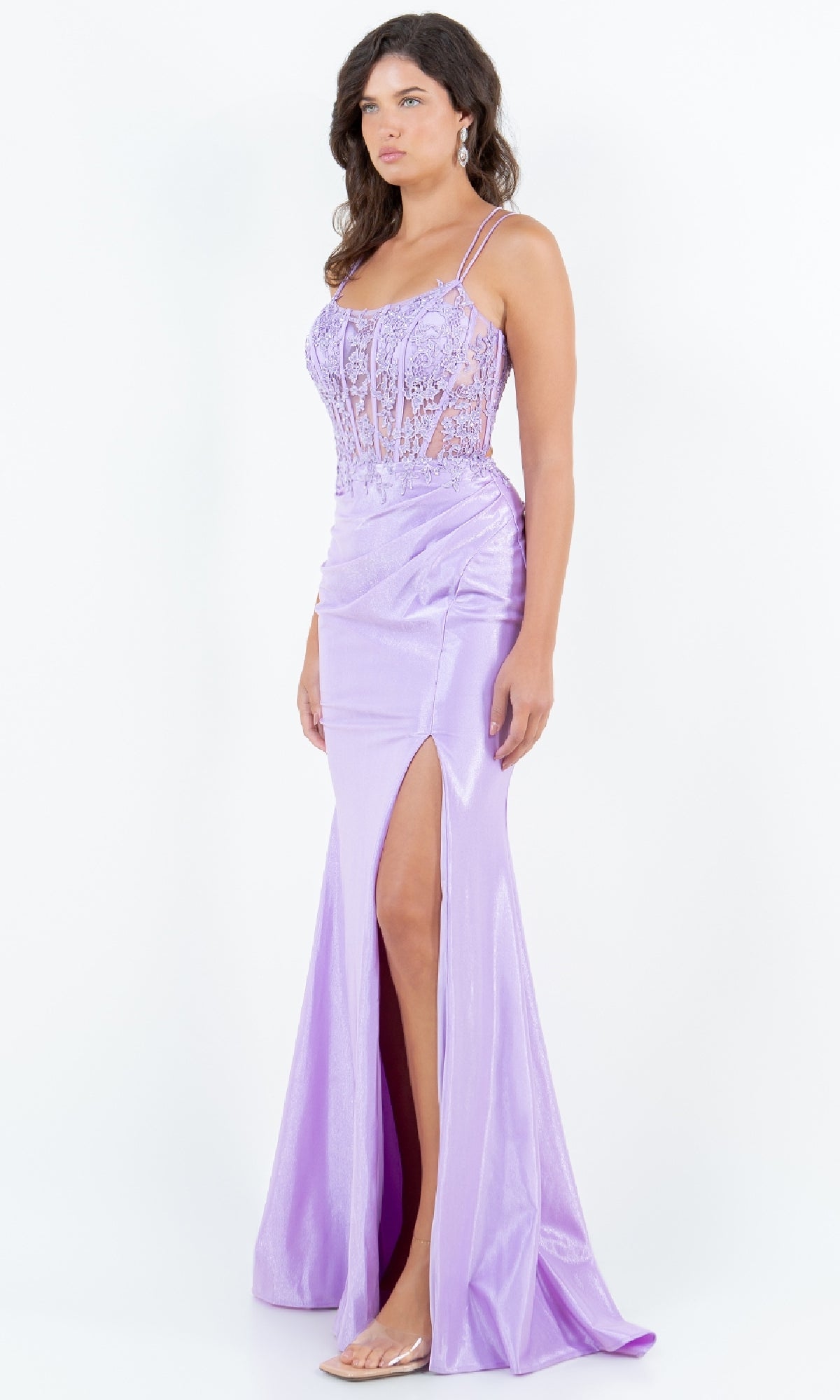 Long Prom Dress: Cinderella Couture 8185J