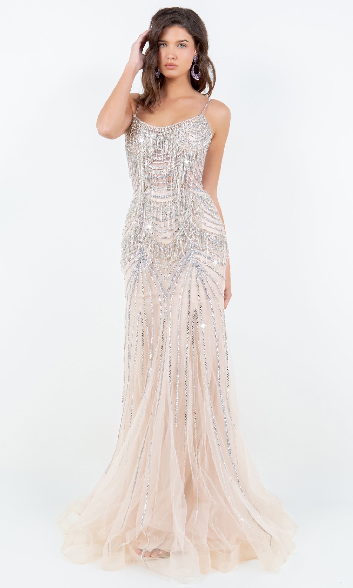 Long Formal Dress: Cinderella Couture 8192J