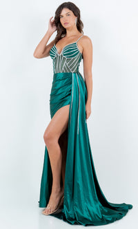 Long Prom Dress: Cinderella Couture 8219J