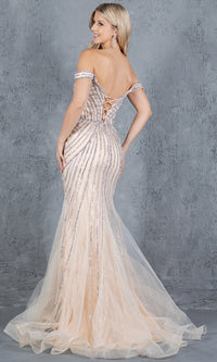 Long Prom Dress: Cinderella Couture 8271J