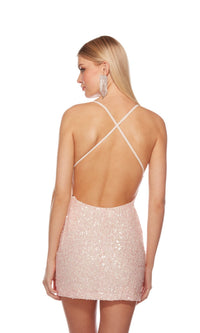 Alyce Empire-Waist Short Sequin Hoco Dress 84000