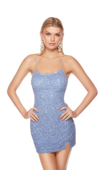 Alyce Short Sequin Homecoming Dress 84002