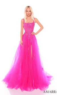 Embroidered Prom Ball Gown: Amarra 88084