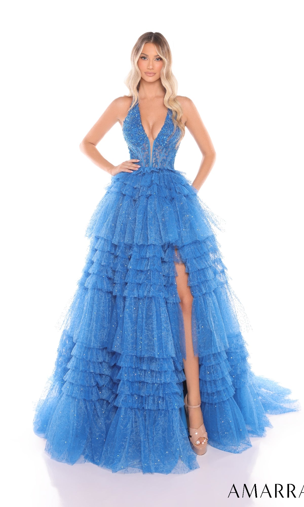 Long Prom Dress: Amarra 88226