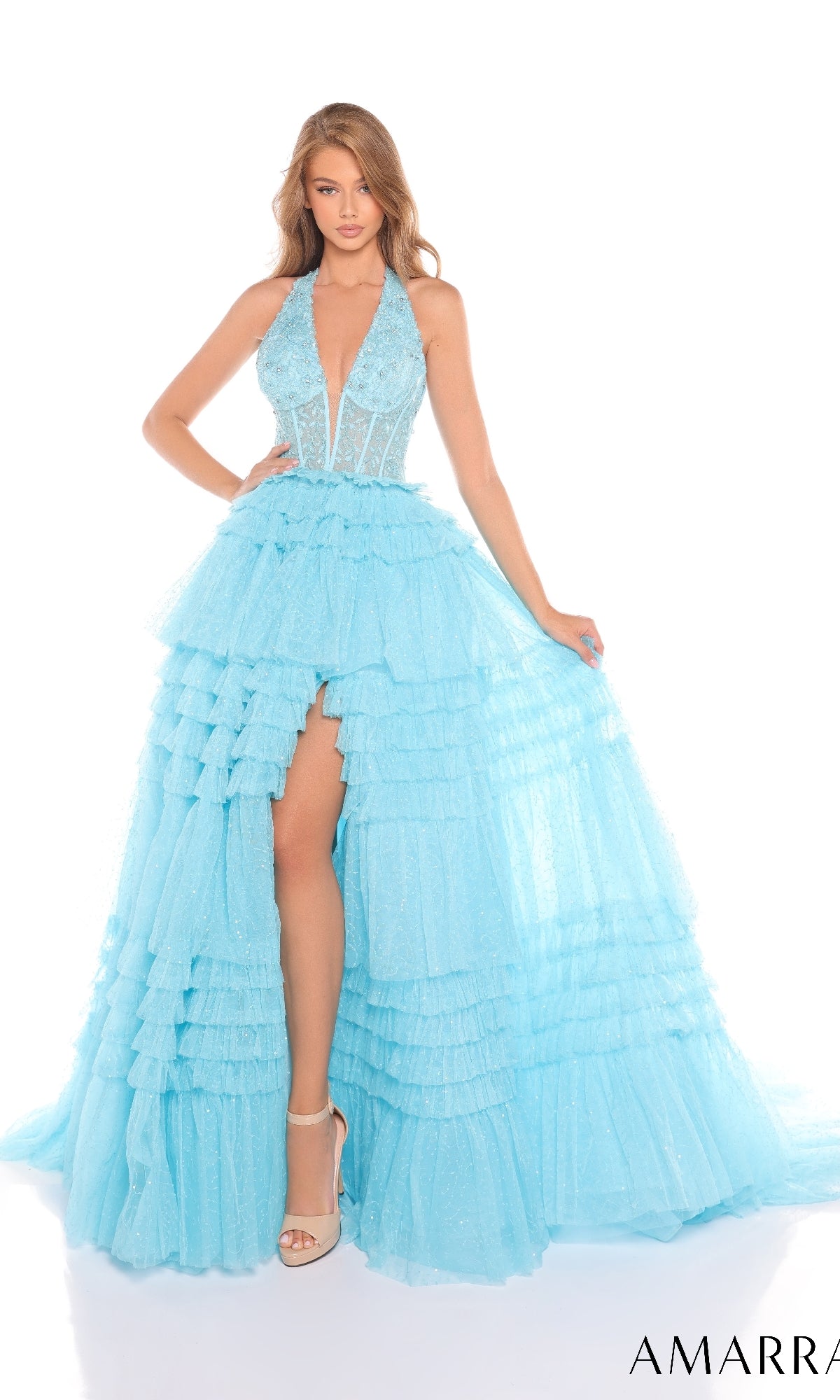 Long Prom Dress: Amarra 88226