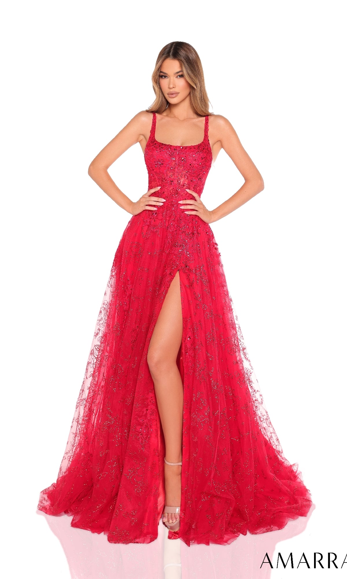 Long Prom Dress: Amarra 88240