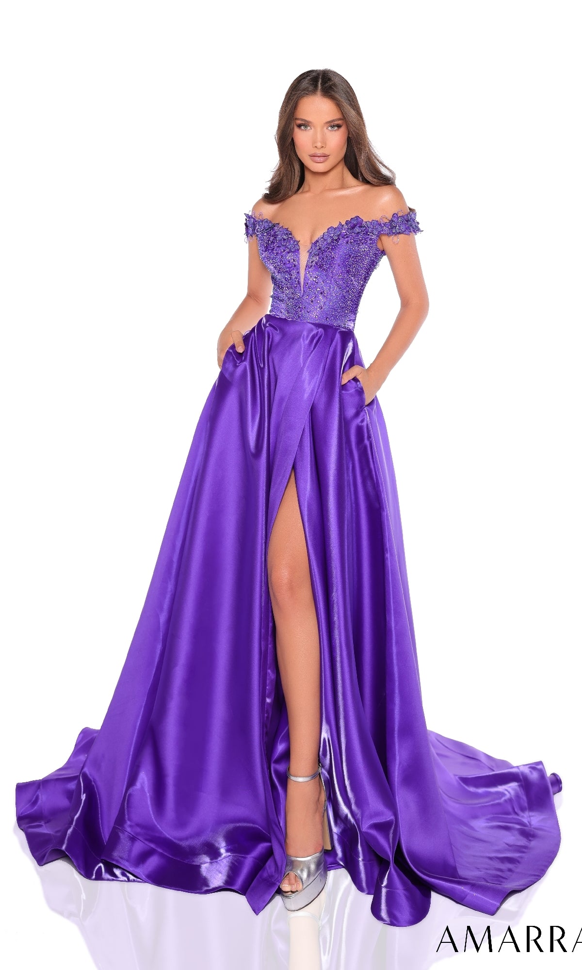 Long Prom Dress: Amarra 88247