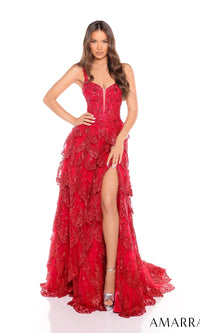 Long Prom Dress: Amarra 88260