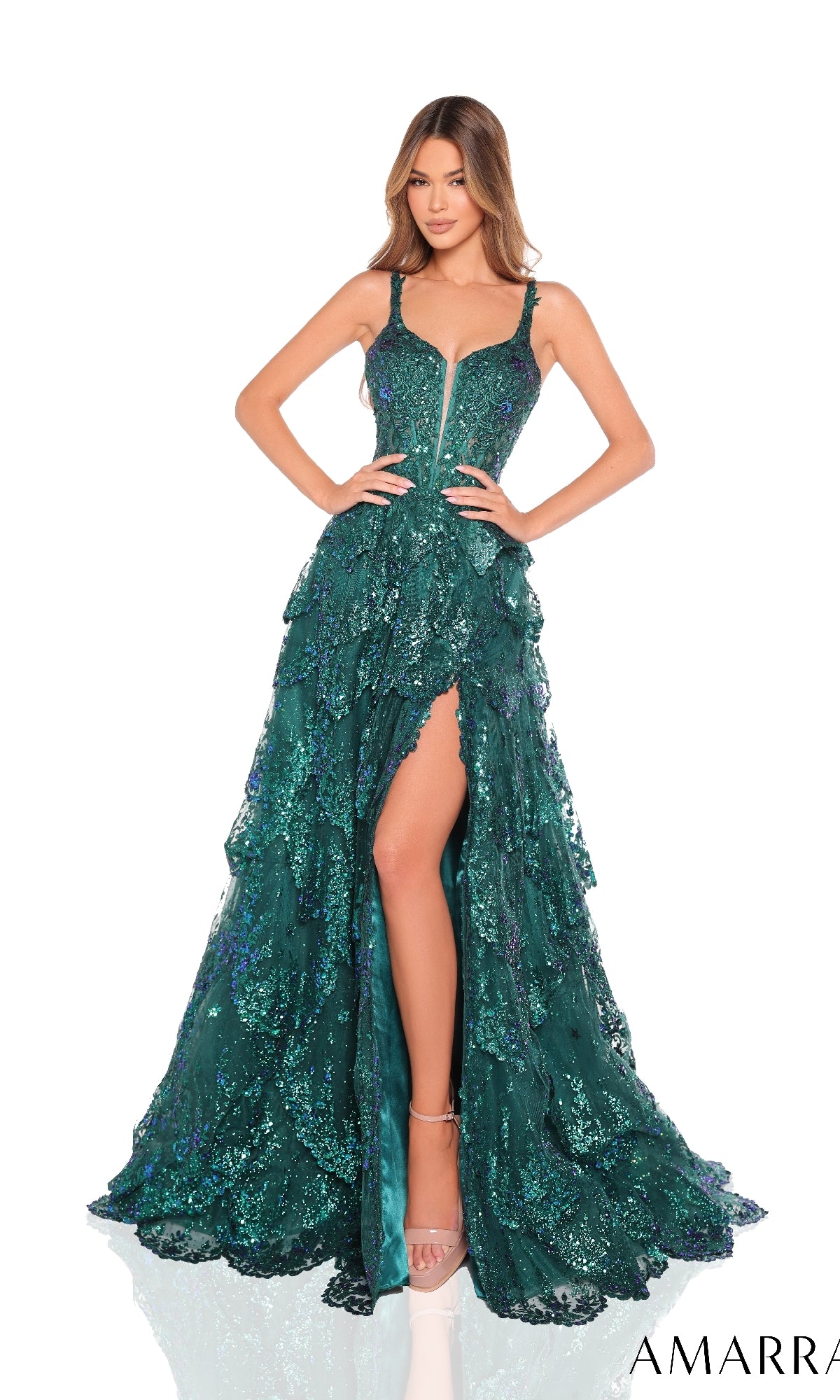 Long Prom Dress: Amarra 88260