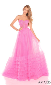 Strapless Prom Ball Gown: Amarra 88277