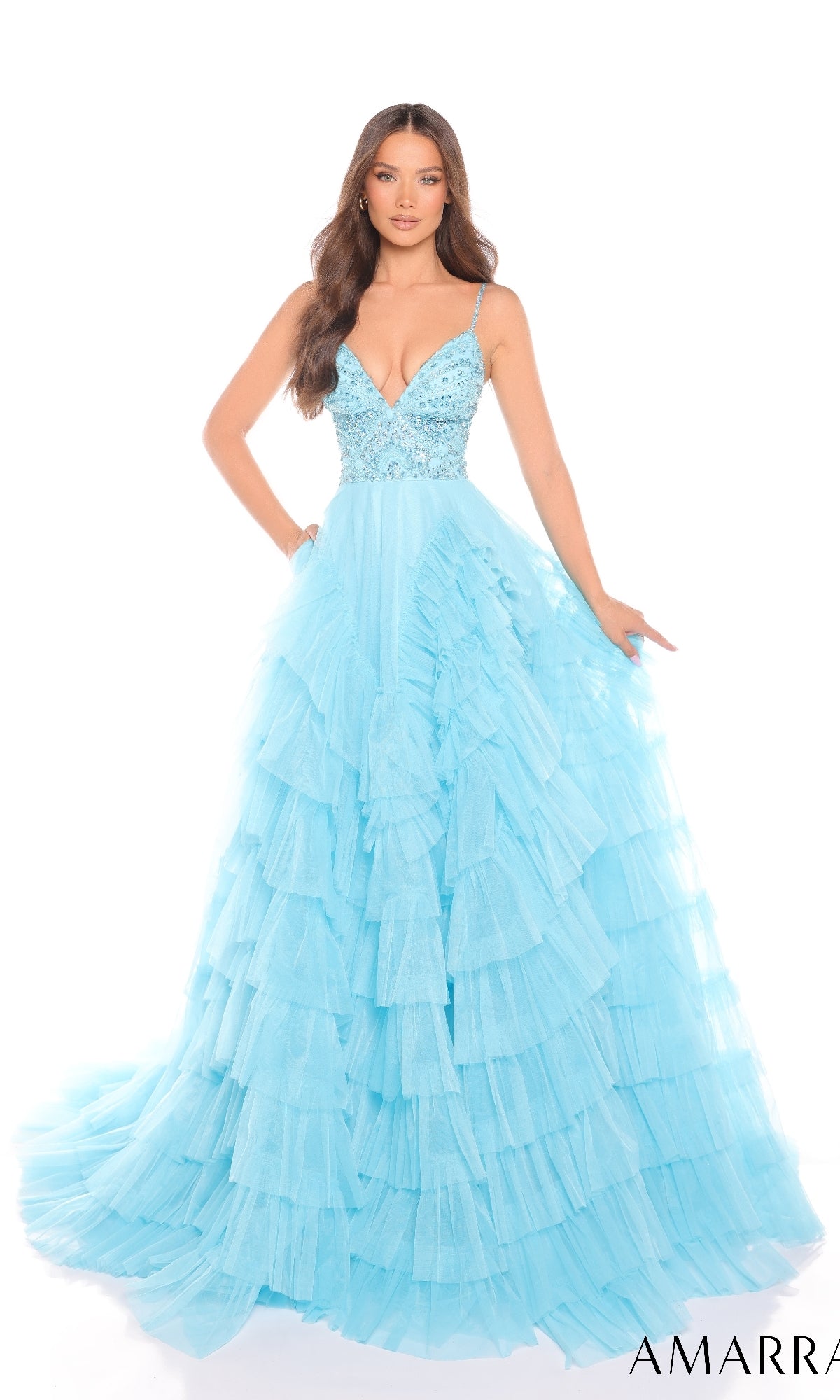 Long Prom Dress: Amarra 88296