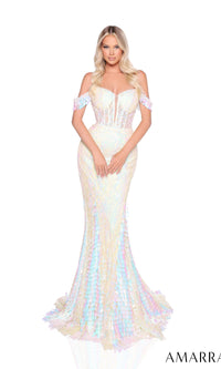 Sequin Mermaid Prom Dress: Amarra 88298