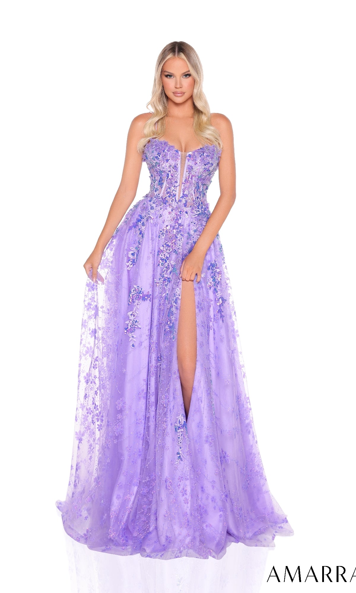 Long Prom Dress: Amarra 88315