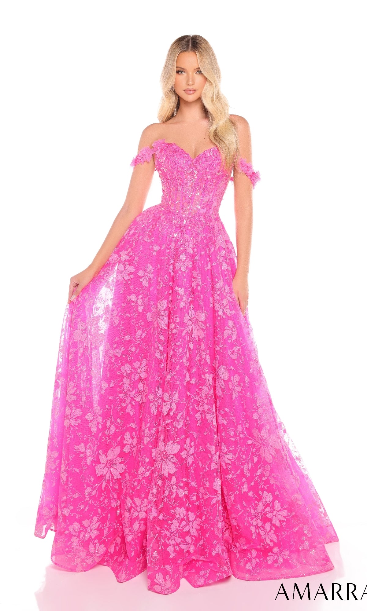 Long Prom Dress: Amarra 88321