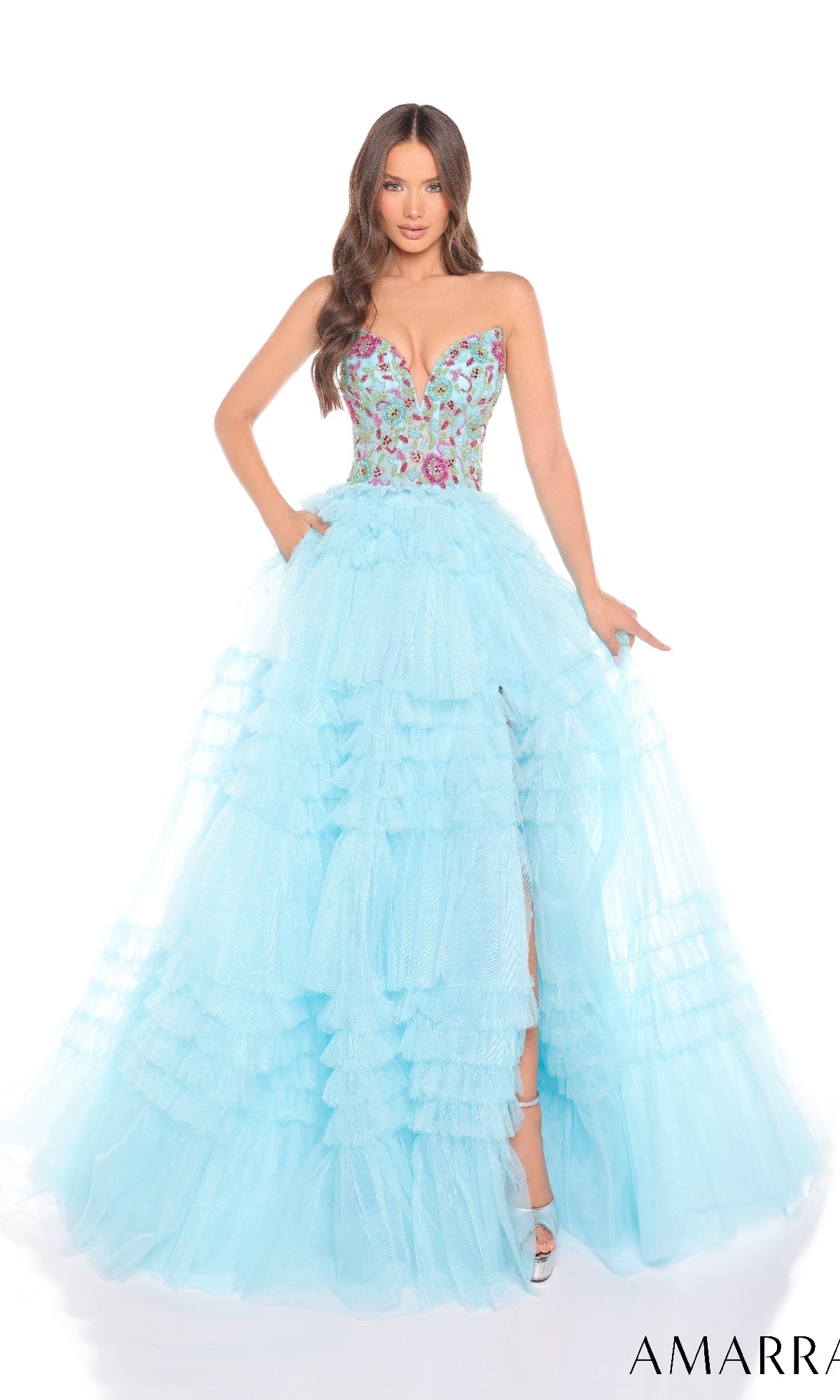 Long Prom Dress: Amarra 88369