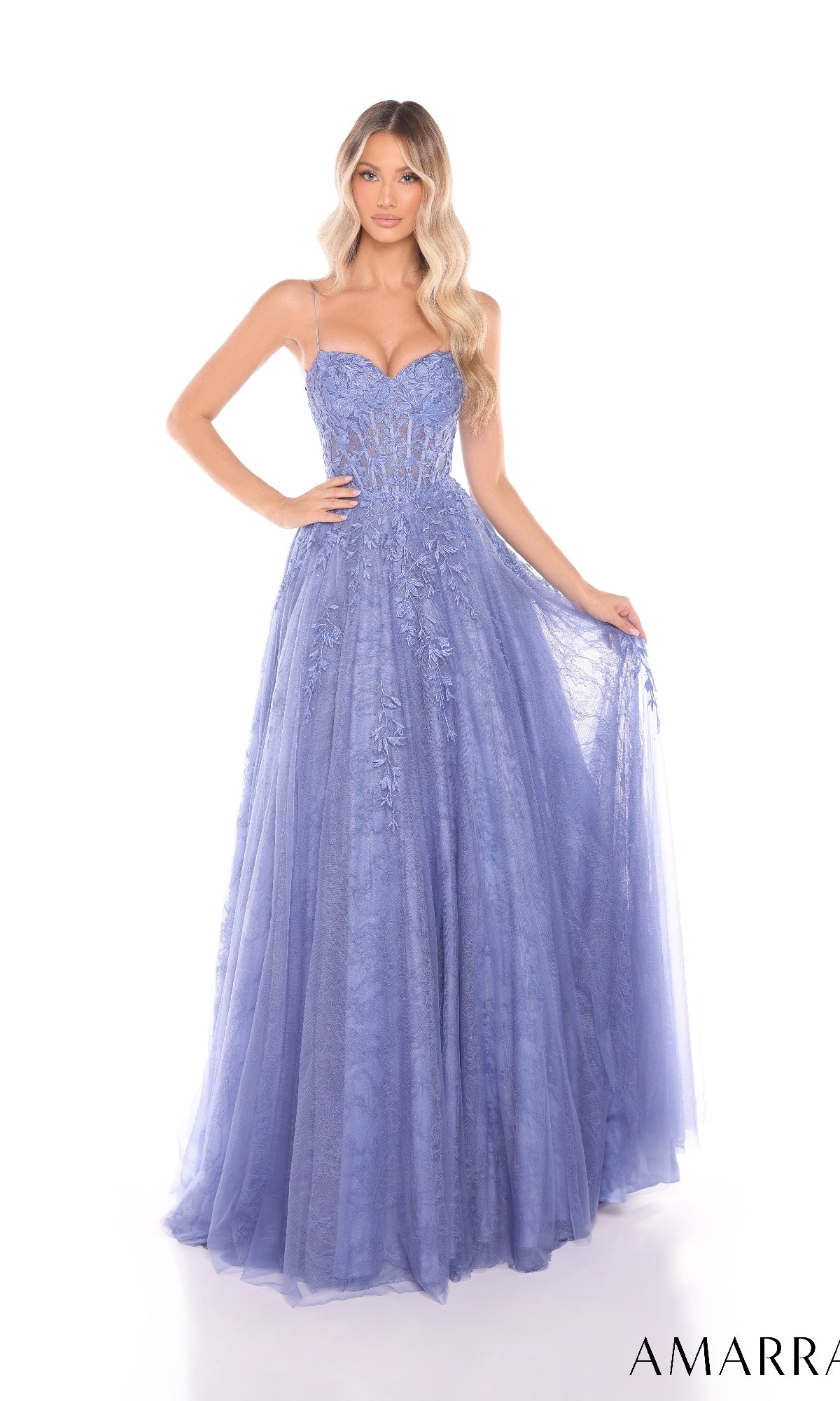 Lace Prom Ball Gown: Amarra 88413