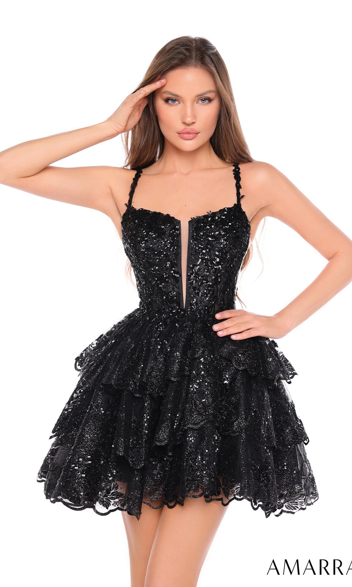 Short Homecoming Dress 88705 by Amarra