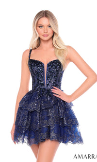 Short Homecoming Dress 88705 by Amarra