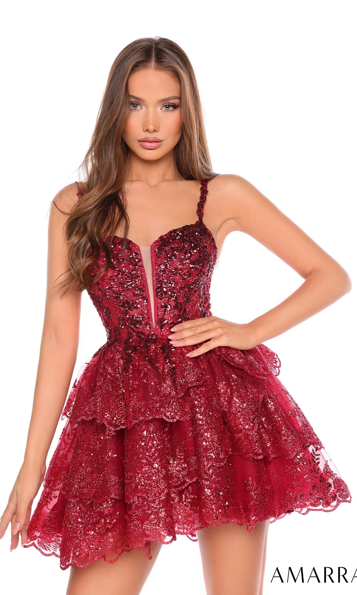 Short Homecoming Dress 88705 by Amarra