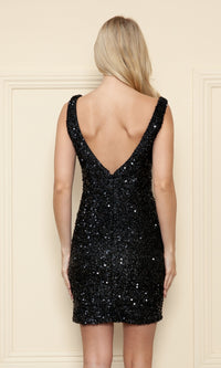 Short Velvet Sequin Homecoming Dress 8946