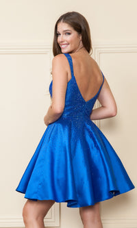 Beaded Short A-Line Homecoming Dress 8958