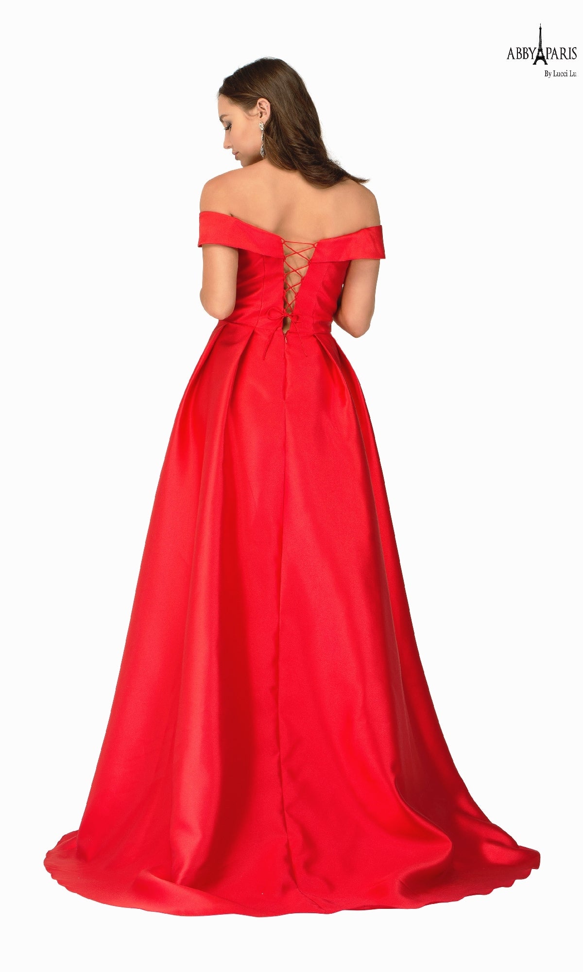 Classic Mikado Prom Ball Gown: Abby Paris 90023