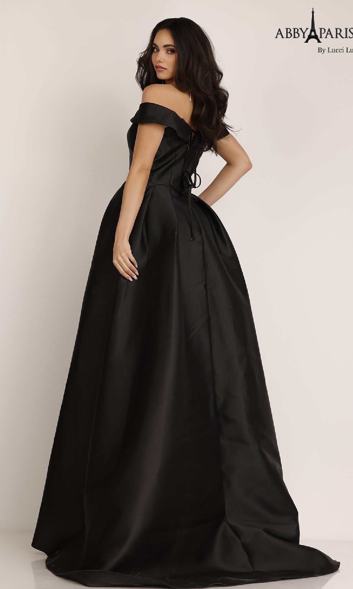 Classic Mikado Prom Ball Gown: Abby Paris 90023