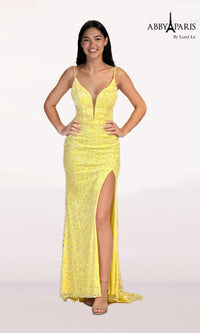 Long Prom Dress: Abby Paris 90219