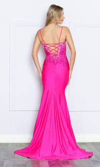 Heat-Stone Ombre Long Prom Dress 9264