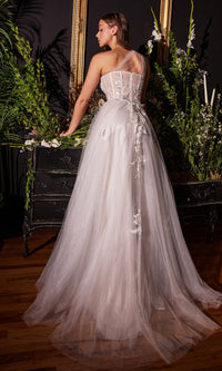 One-Shoulder Wedding Ball Gown A1053W