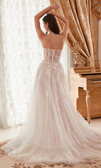 Strapless Corset Wedding Ball Gown A1089W