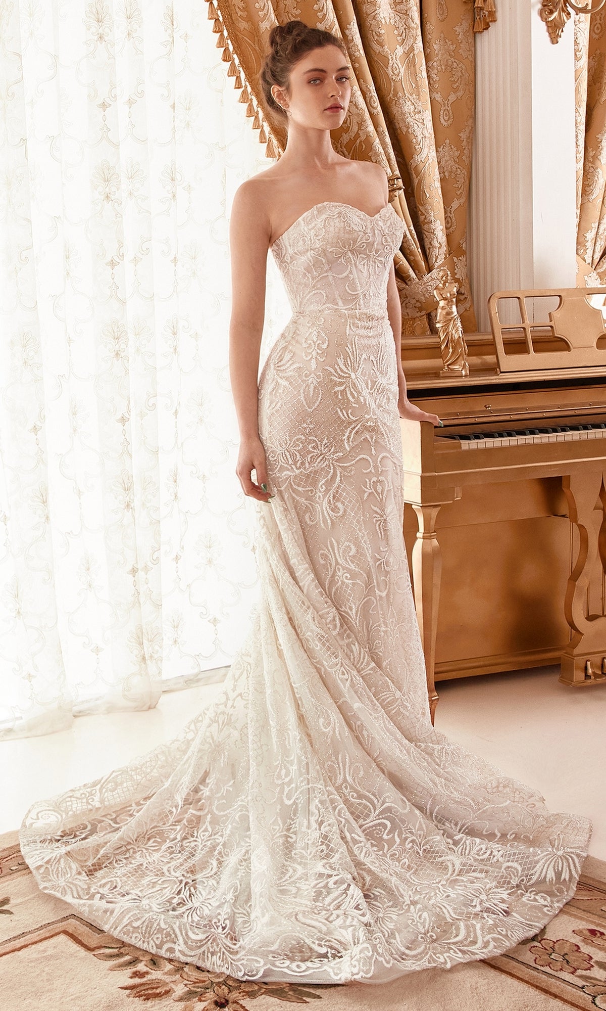 Ladivine Off-Shoulder Wedding Dress A1104W