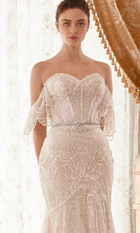 Ladivine Off-Shoulder Wedding Dress A1104W
