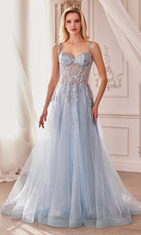 Long Pastel A-Line Prom Dress: Andrea and Leo 1258