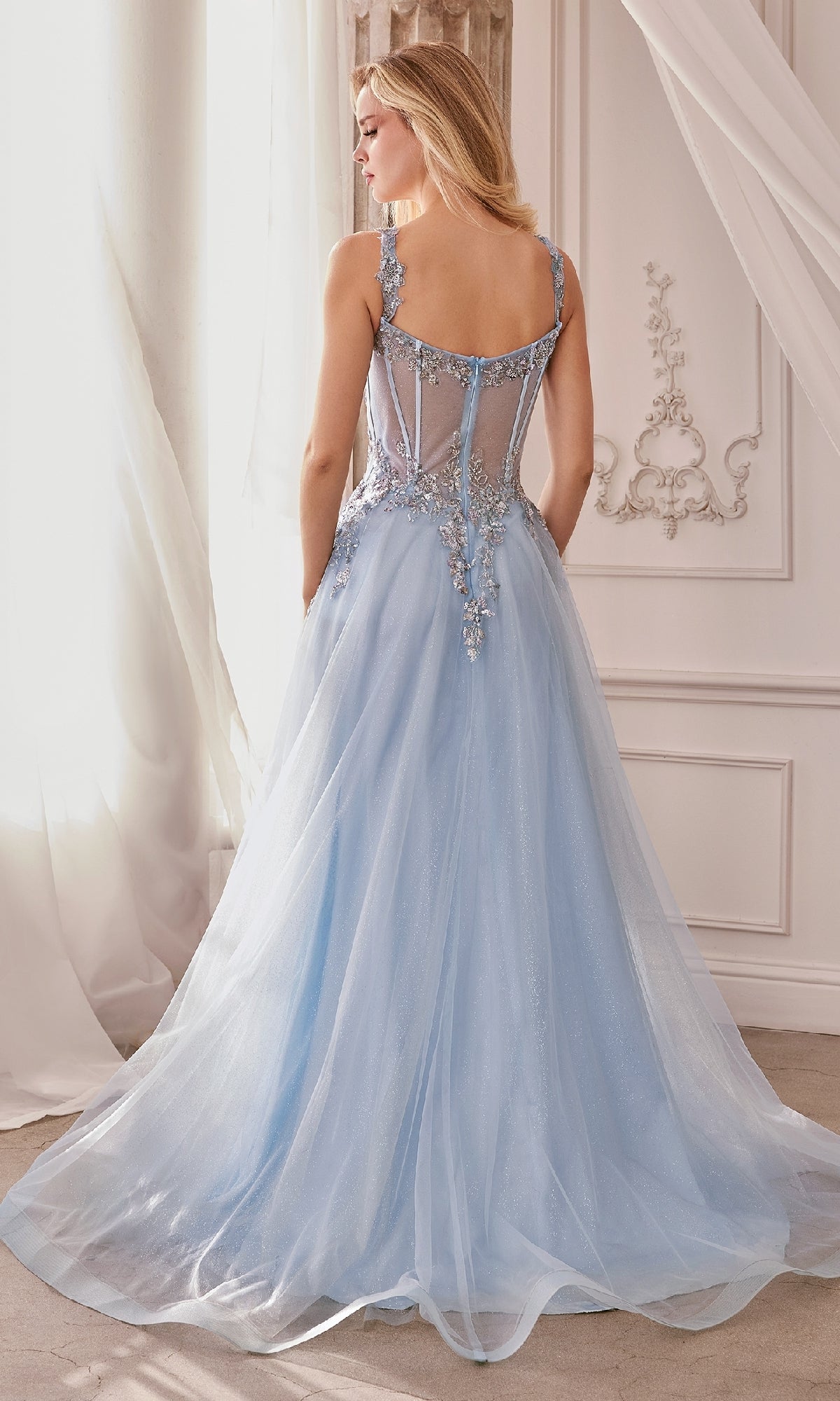 Long Pastel A-Line Prom Dress: Andrea and Leo 1258