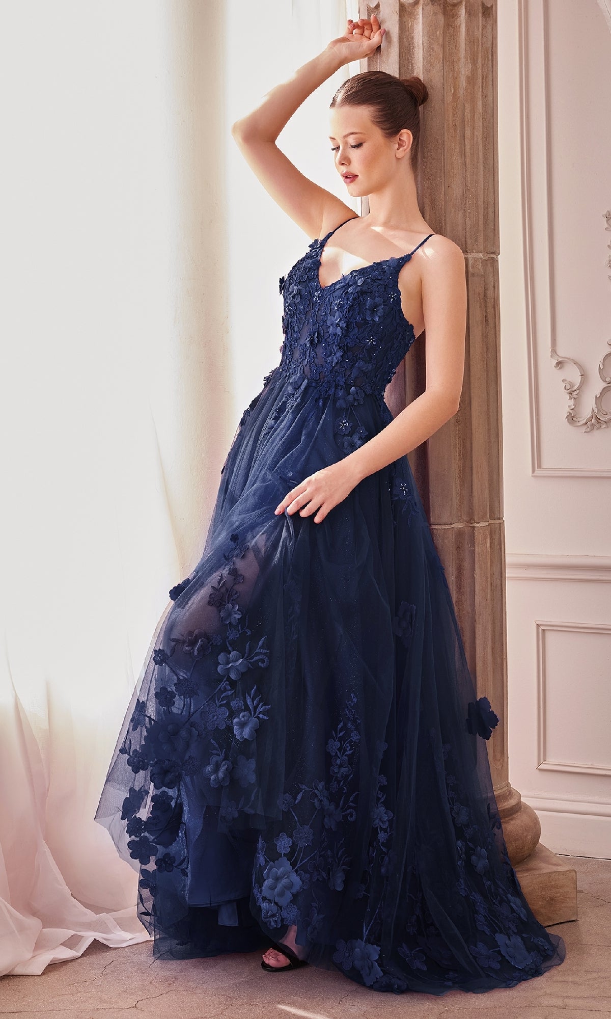 Long Glitter Prom Ball Gown: Andrea and Leo A1326