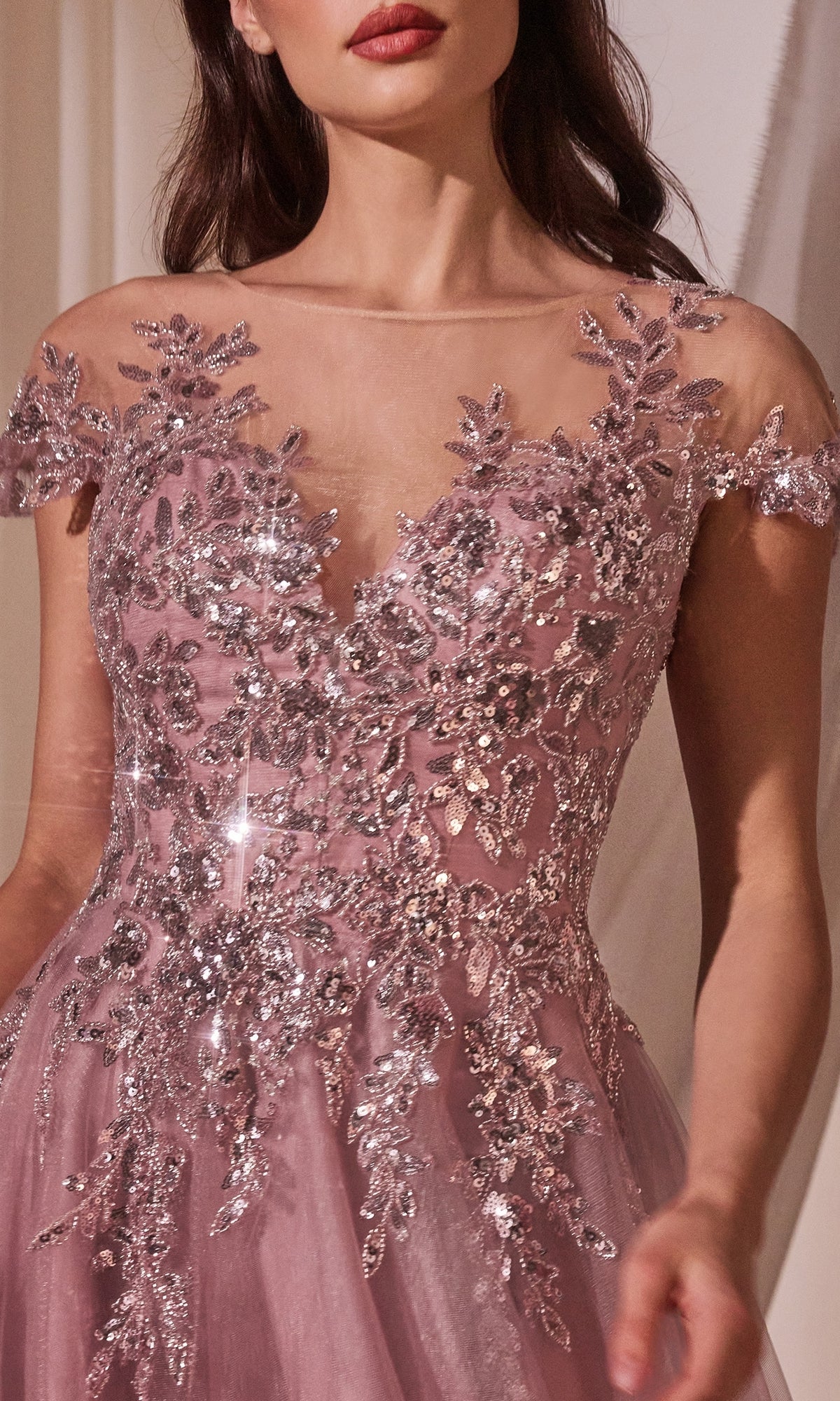 Dusty Rose Prom Ball Gown: Andrea and Leo A1350