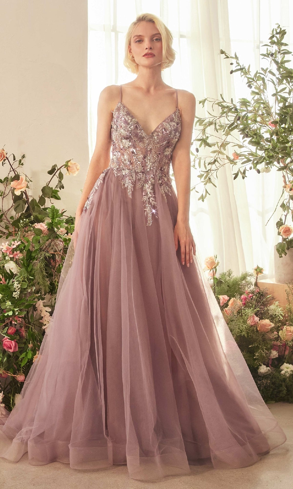 Pastel Purple Prom Ball Gown: Andrea & Leo A1419