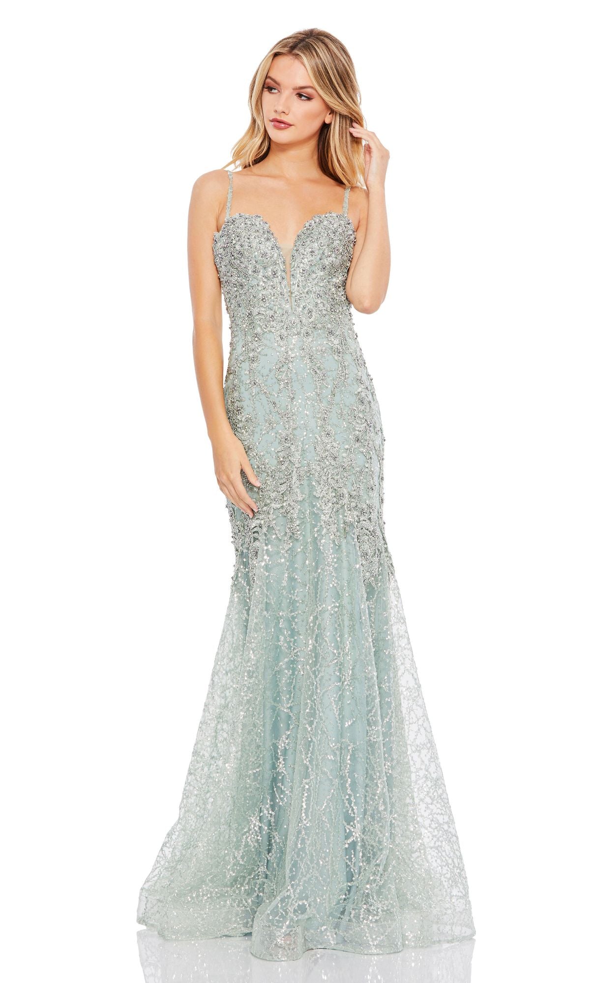 Long Prom Dress: Mac Duggal A20242