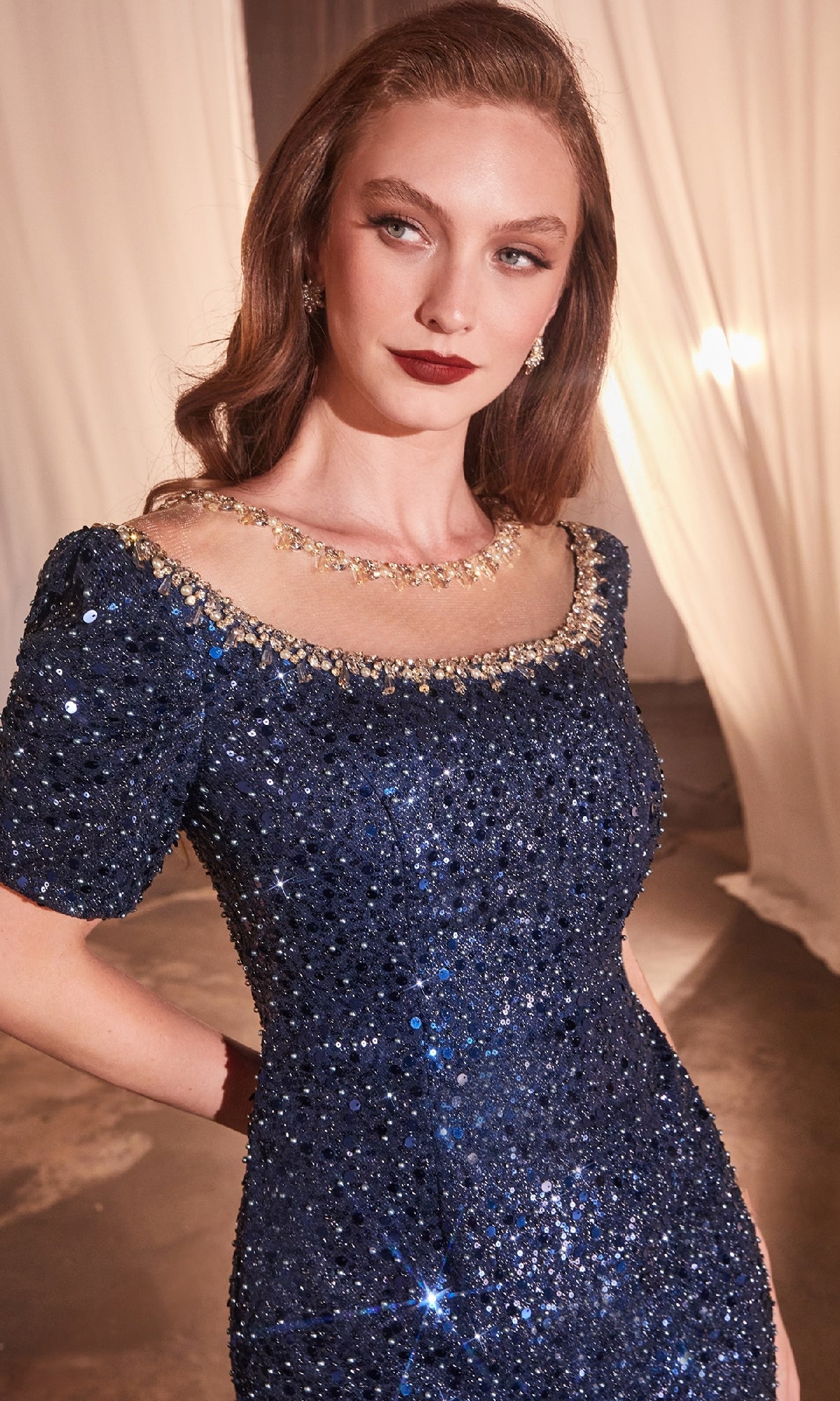 Long Formal Dress: Ladivine CB151