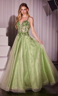 Long Prom Dress: Ladivine CC0881