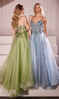 Long Prom Dress: Ladivine CC0881