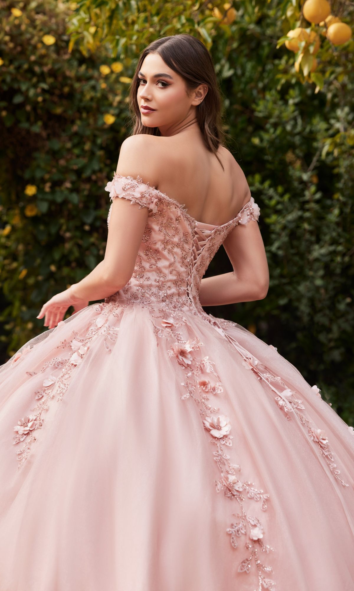 Off-Shoulder Long Sweetheart Prom Ball Gown CD0185