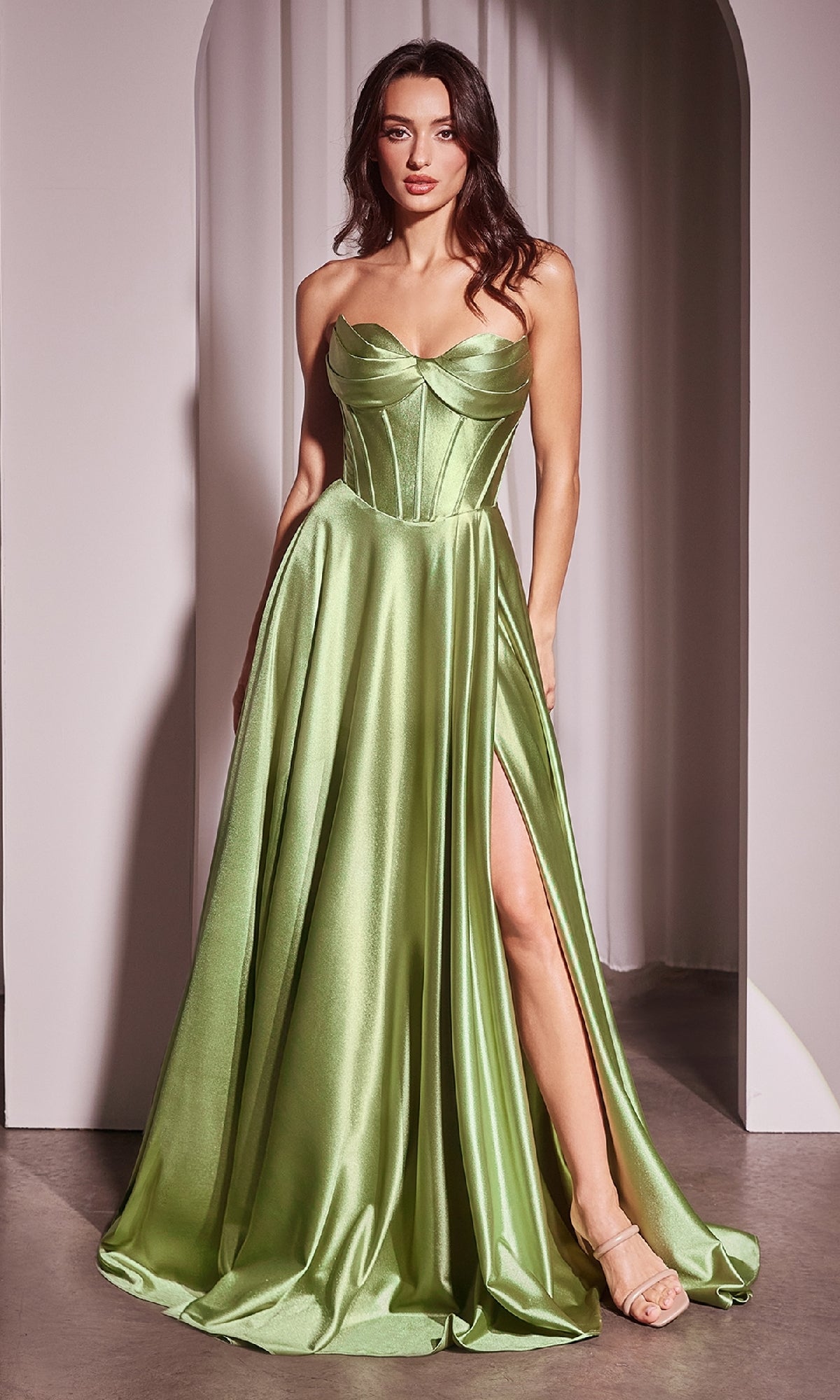 Long Prom Dress: Ladivine CD378