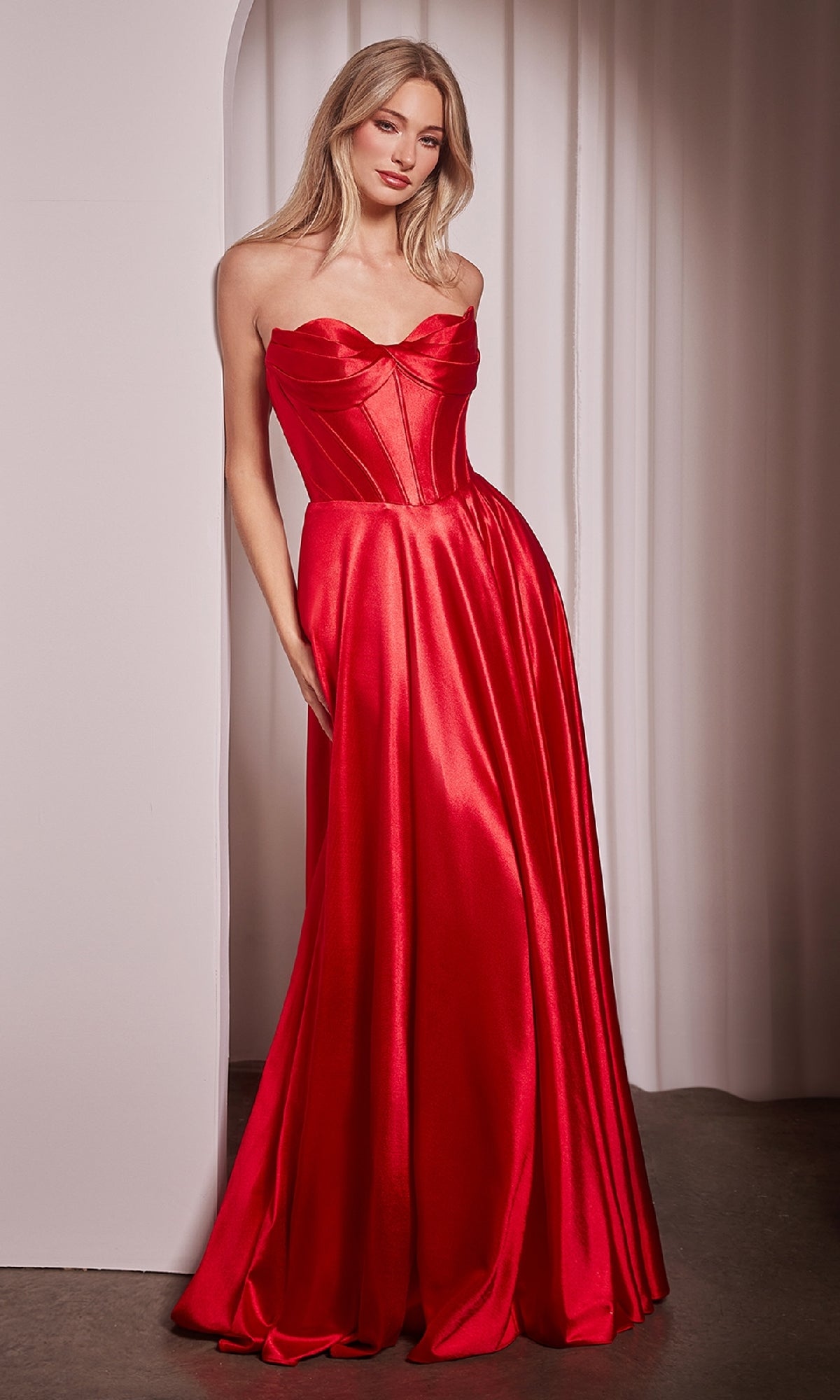 Long Prom Dress: Ladivine CD378