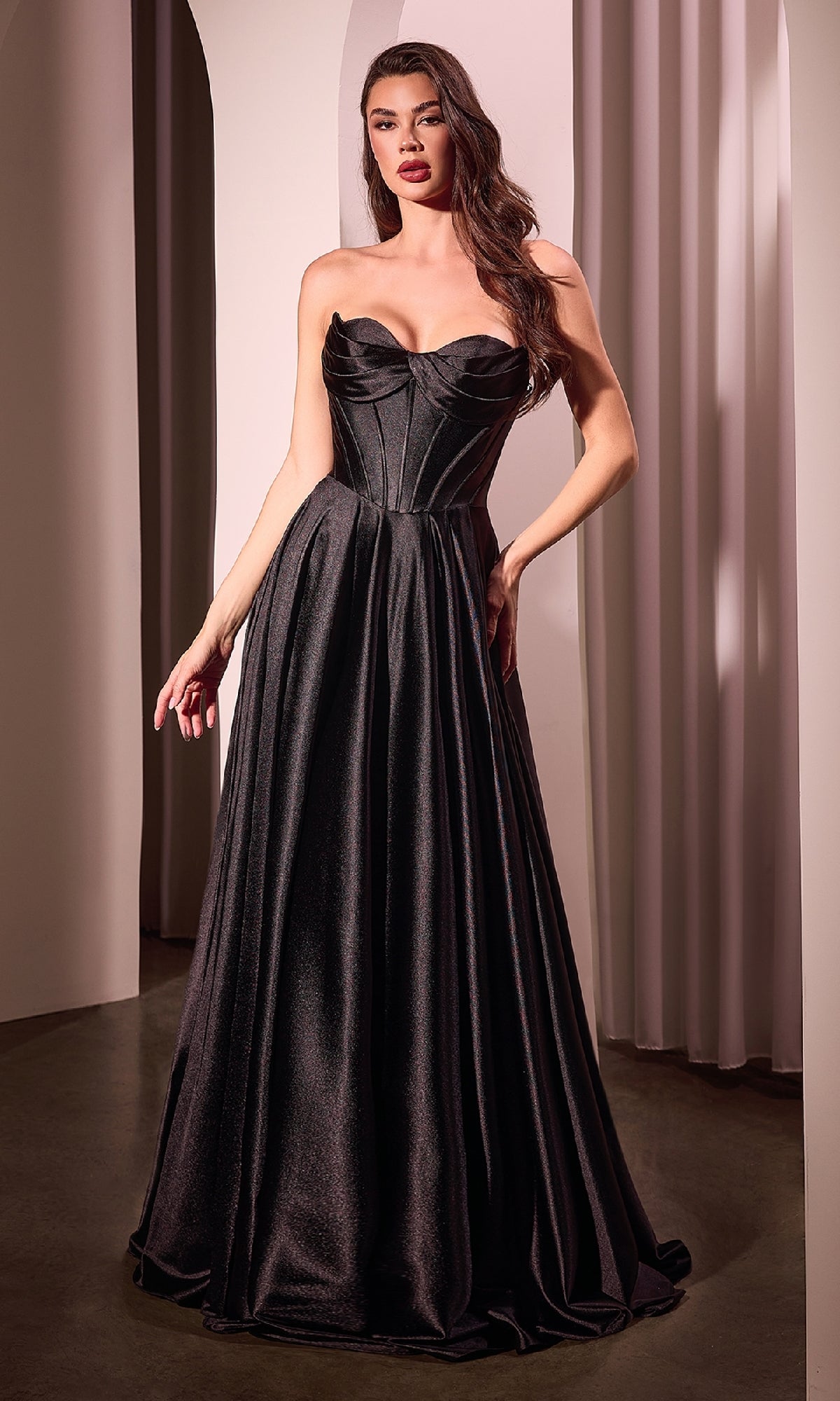 Long Prom Dress: Ladivine CD378